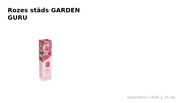 Rozes stāds GARDEN GURU PINK CLOUD - Lēta Pārtika